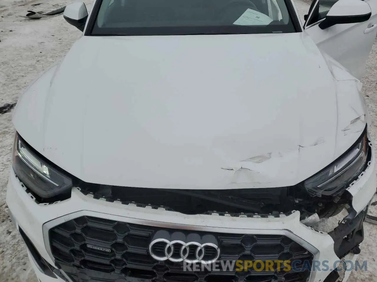 11 fotografías del automóvil dañado WA1EAAFY5N2095246 AUDI Q5 2022