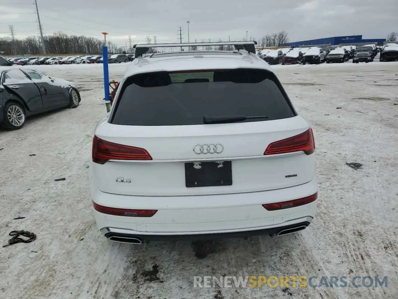 6 fotografías del automóvil dañado WA1EAAFY5N2095246 AUDI Q5 2022