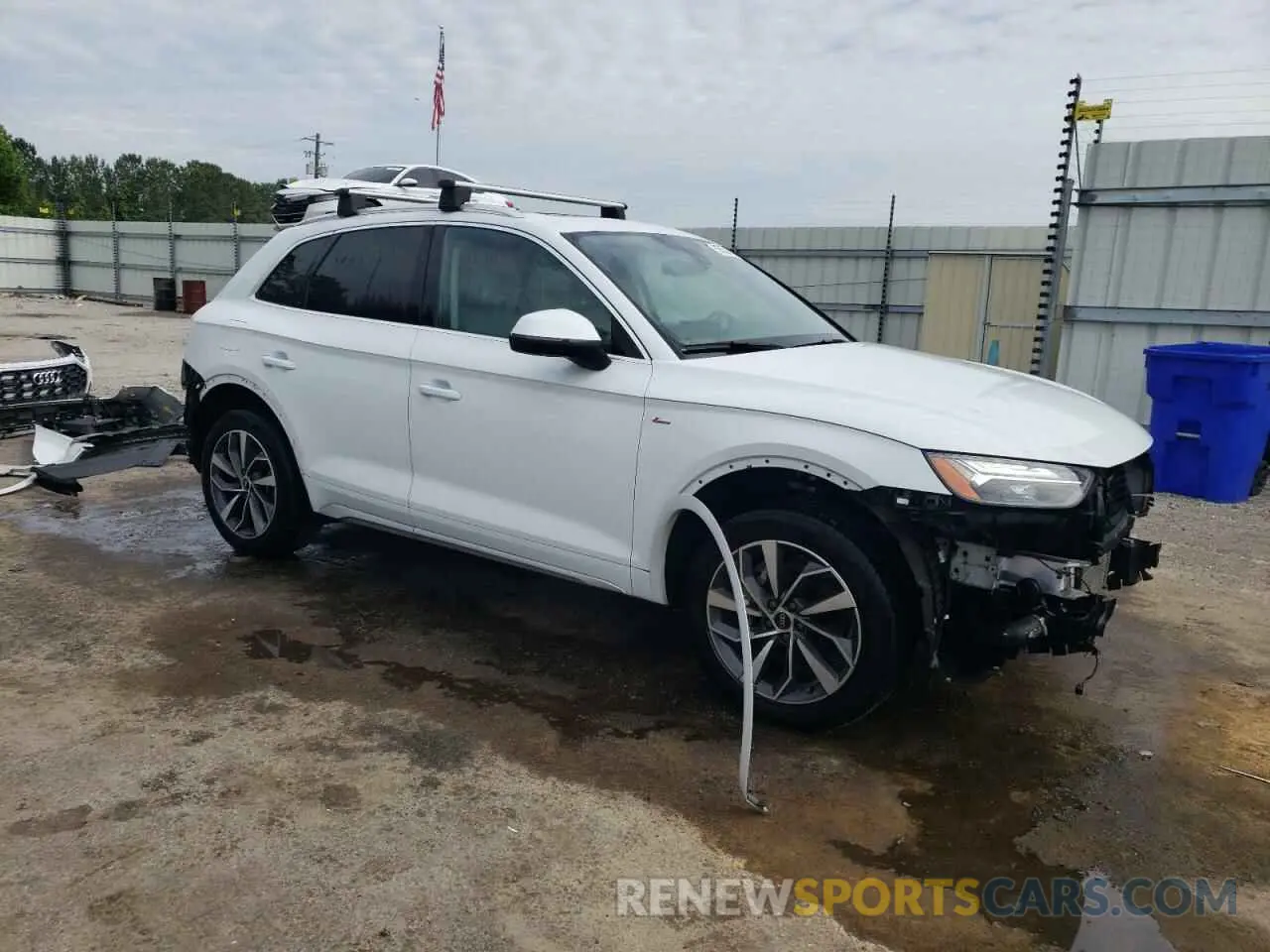 4 fotografías del automóvil dañado WA1EAAFY6N2071392 AUDI Q5 2022