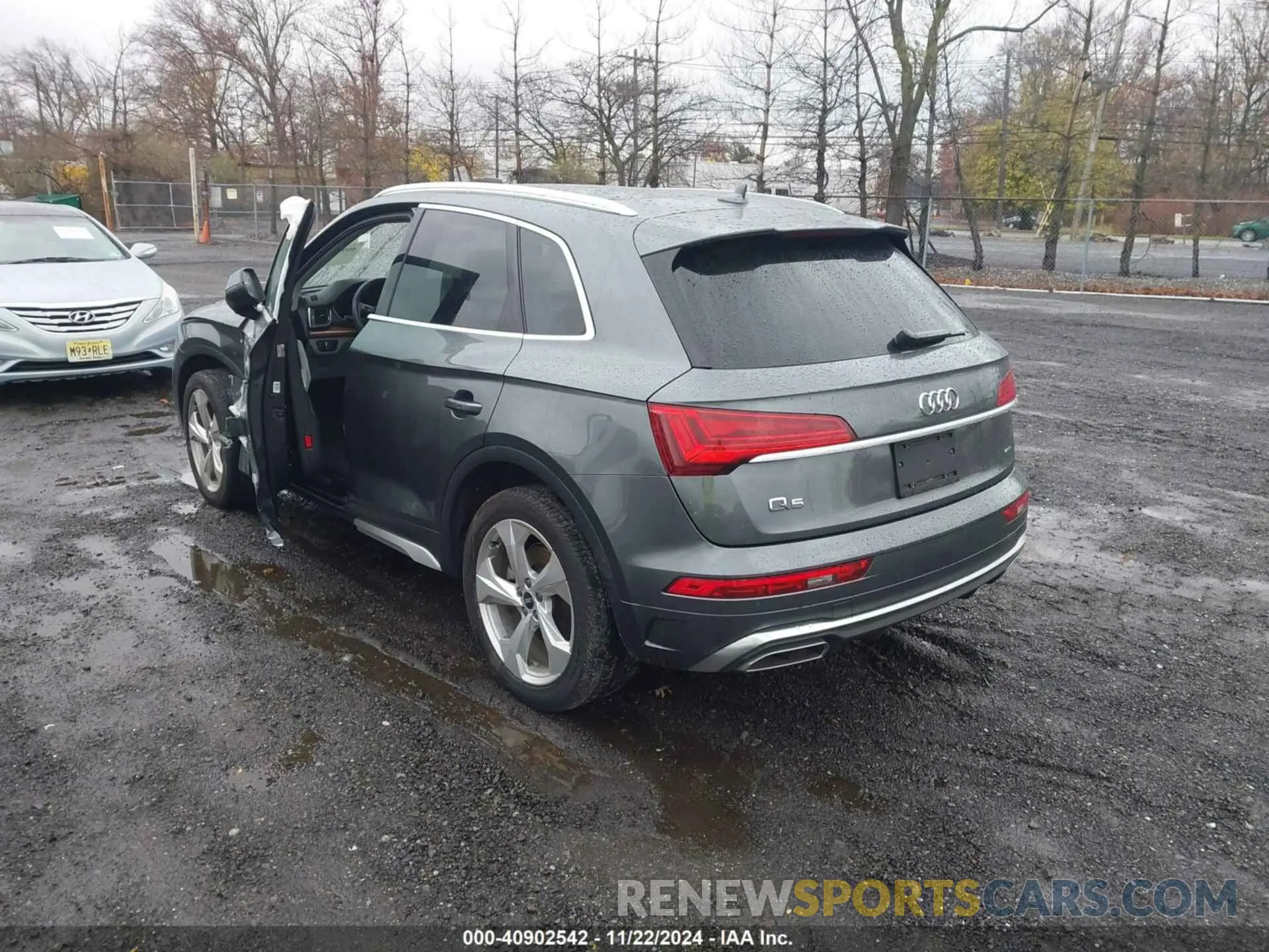 3 fotografías del automóvil dañado WA1EAAFY6N2072039 AUDI Q5 2022