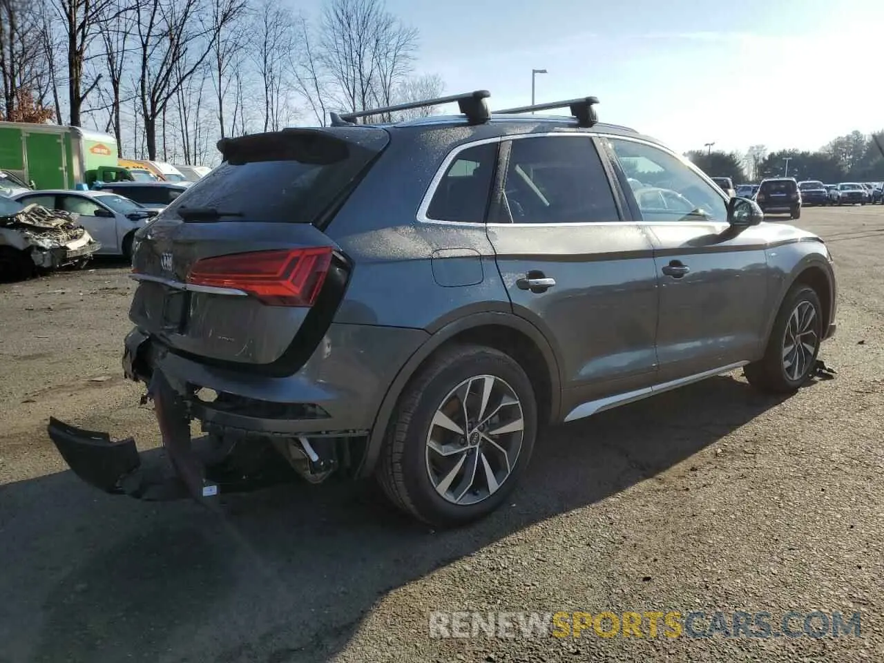 3 fotografías del automóvil dañado WA1EAAFY6N2104682 AUDI Q5 2022