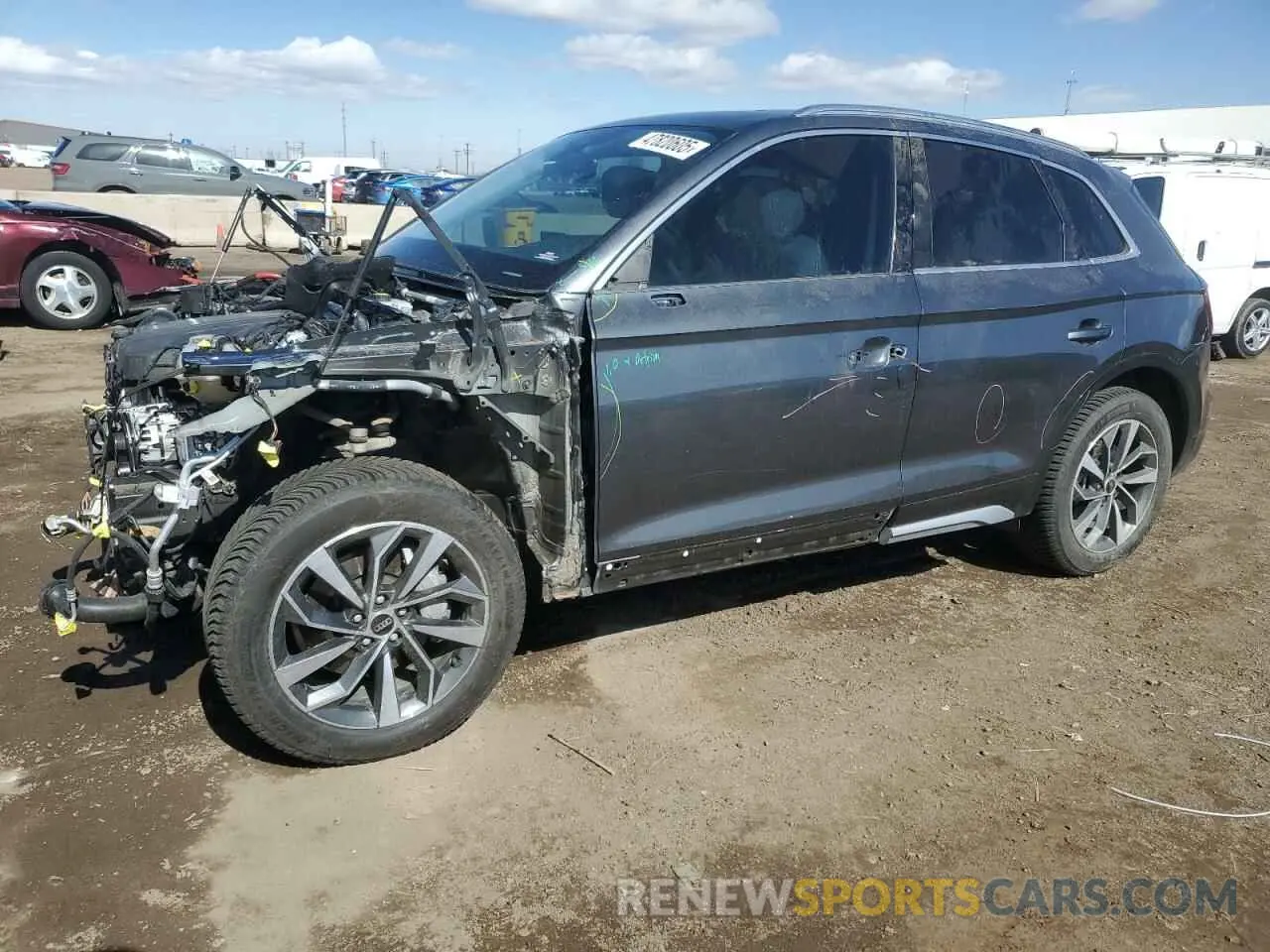 1 fotografías del automóvil dañado WA1EAAFY6N2137326 AUDI Q5 2022