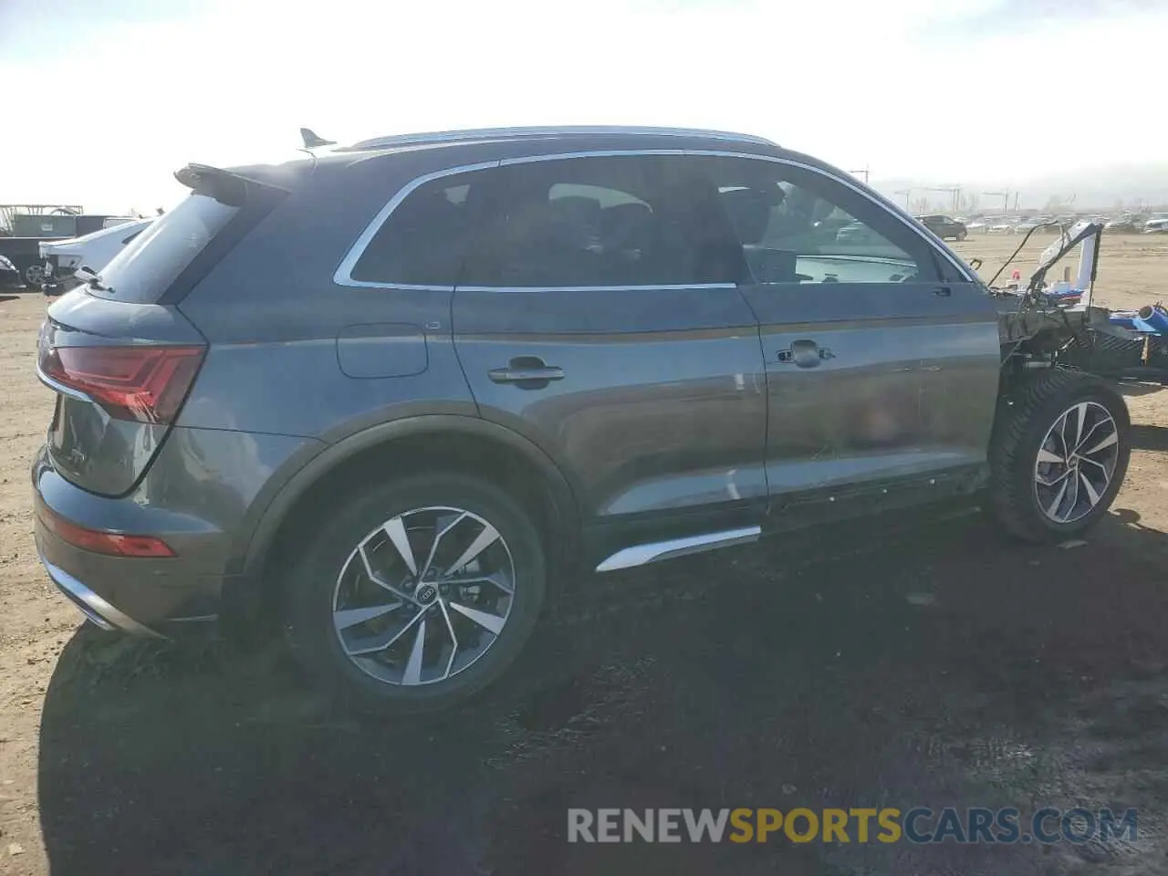 3 fotografías del automóvil dañado WA1EAAFY6N2137326 AUDI Q5 2022