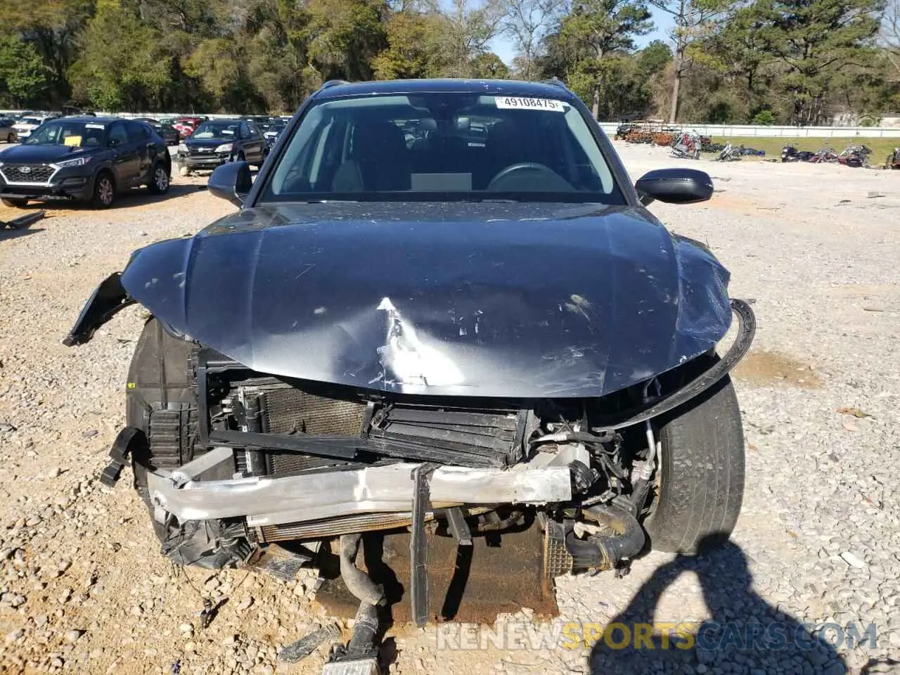 5 fotografías del automóvil dañado WA1EAAFY7N2050583 AUDI Q5 2022