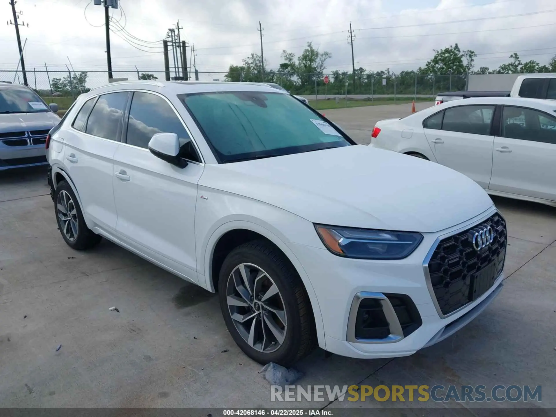 1 fotografías del automóvil dañado WA1EAAFY7N2088928 AUDI Q5 2022