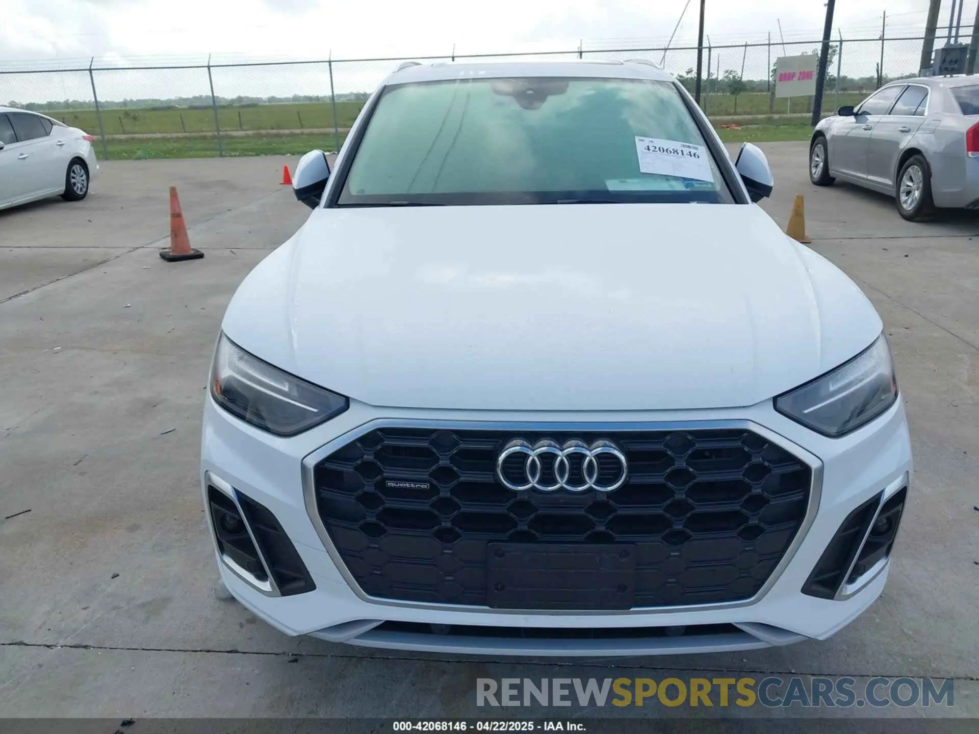 12 fotografías del automóvil dañado WA1EAAFY7N2088928 AUDI Q5 2022