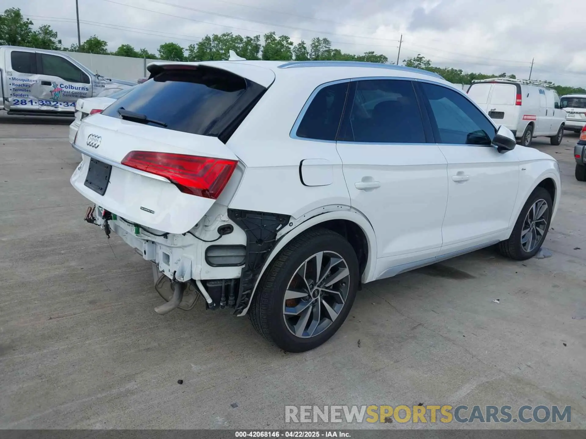 4 fotografías del automóvil dañado WA1EAAFY7N2088928 AUDI Q5 2022