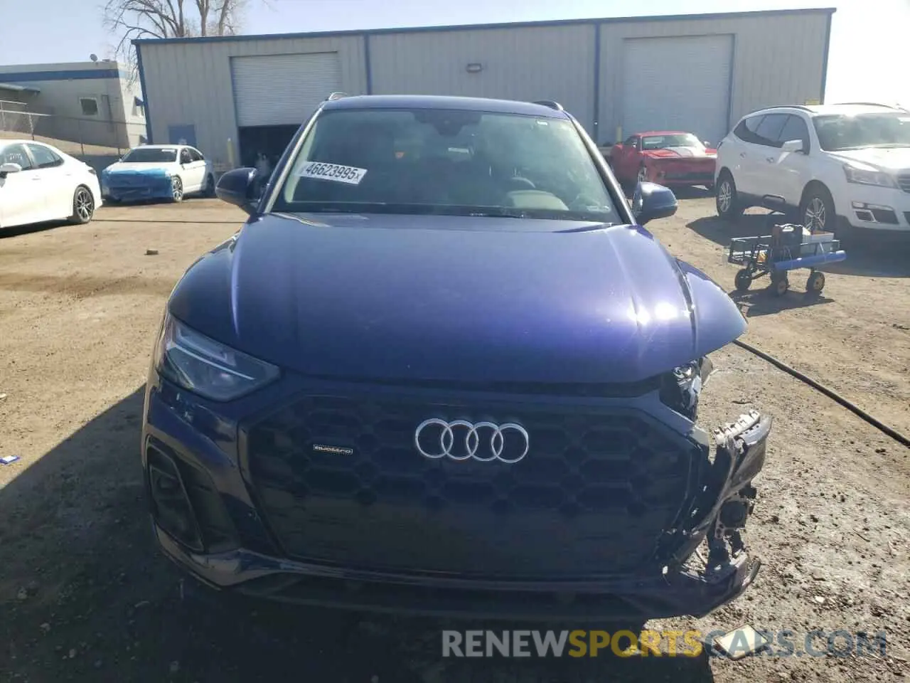 5 fotografías del automóvil dañado WA1EAAFY8N2006026 AUDI Q5 2022