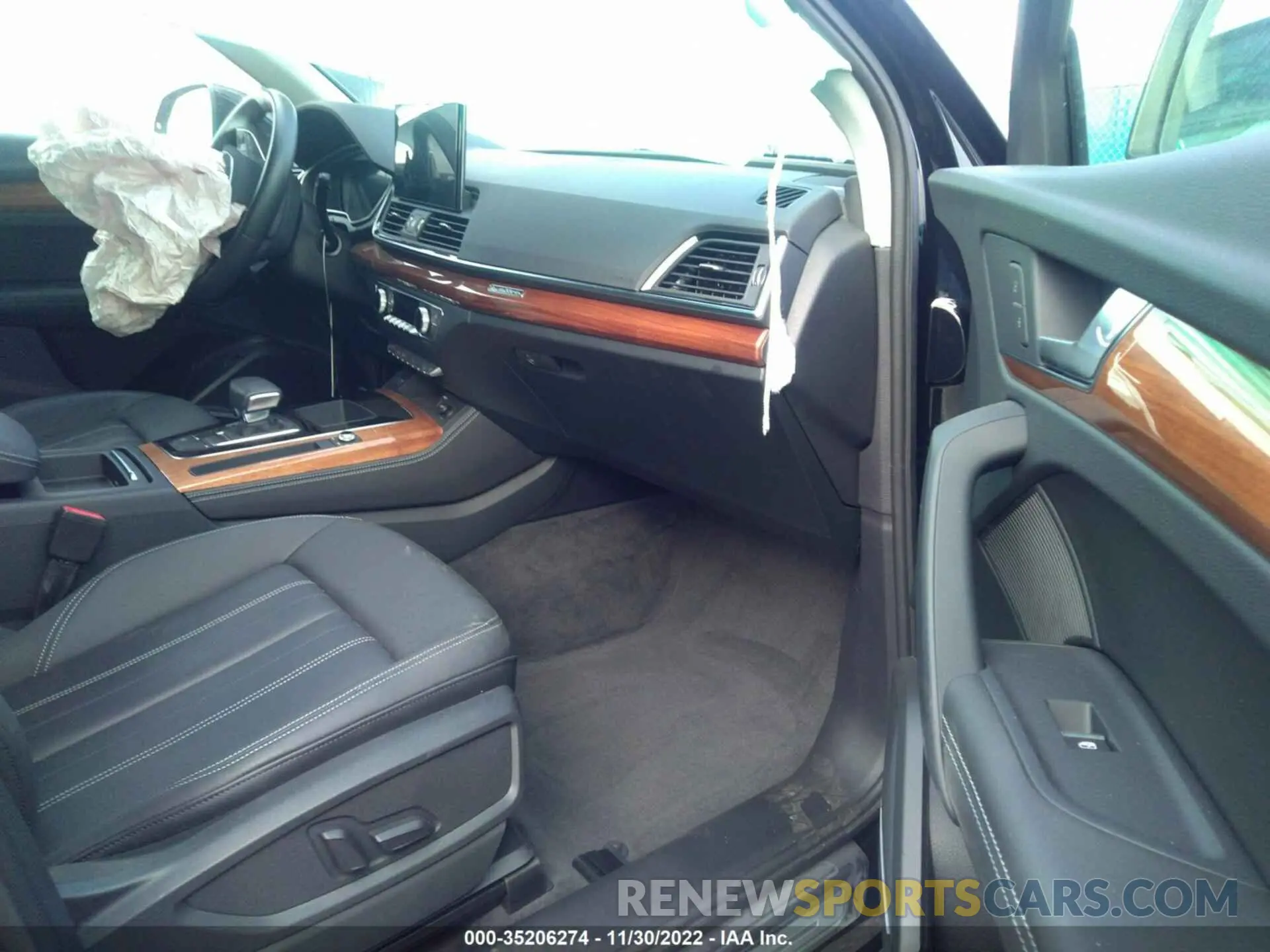 5 fotografías del automóvil dañado WA1EAAFY8N2018564 AUDI Q5 2022
