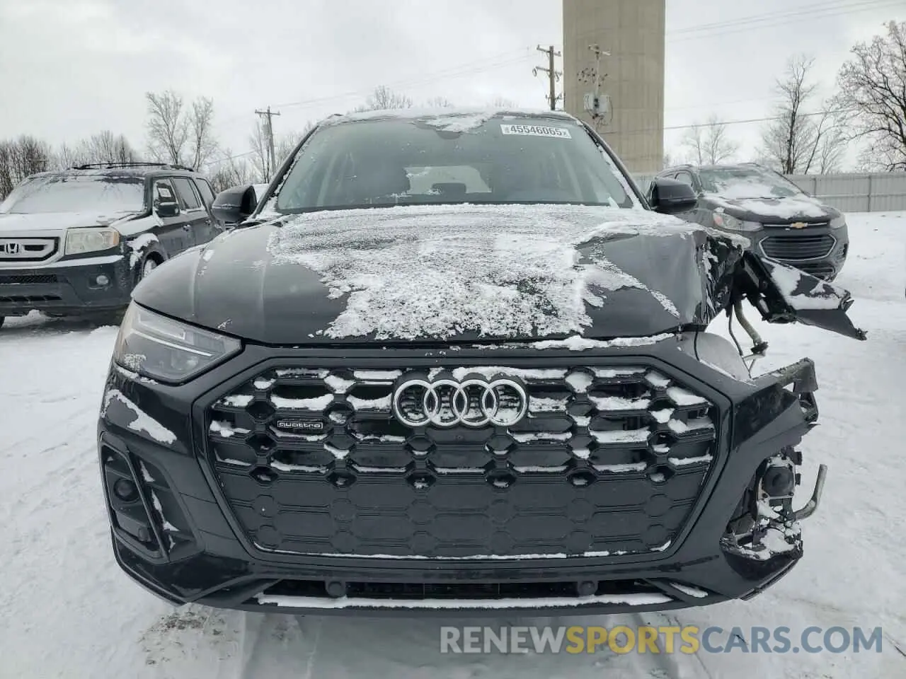 5 fotografías del automóvil dañado WA1EAAFY8N2042895 AUDI Q5 2022