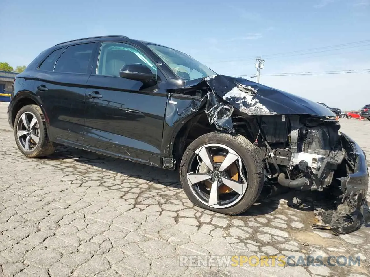 4 fotografías del automóvil dañado WA1EAAFY8N2054528 AUDI Q5 2022