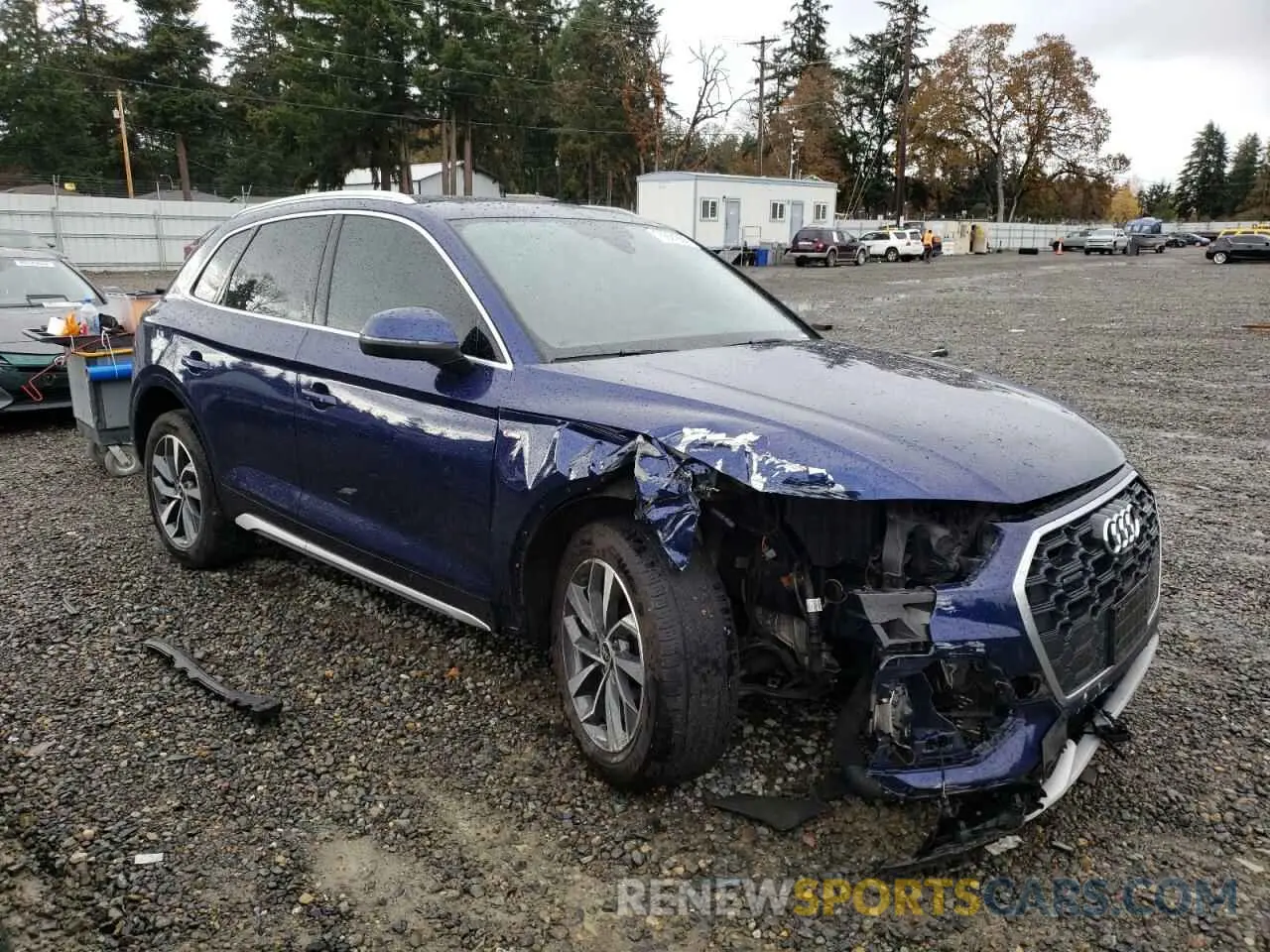 4 fotografías del automóvil dañado WA1EAAFY9N2042033 AUDI Q5 2022