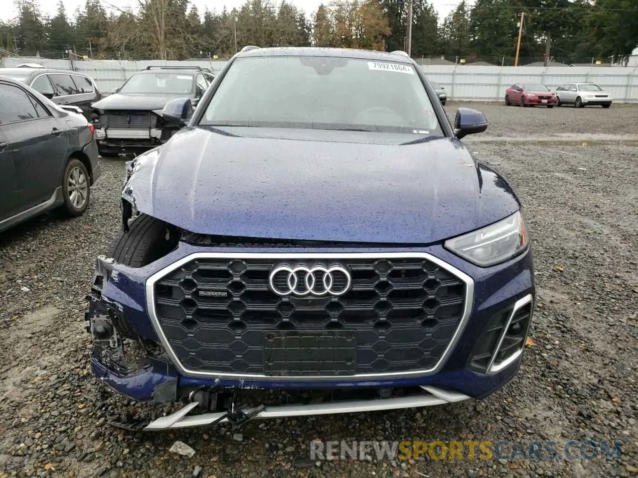 5 fotografías del automóvil dañado WA1EAAFY9N2042033 AUDI Q5 2022