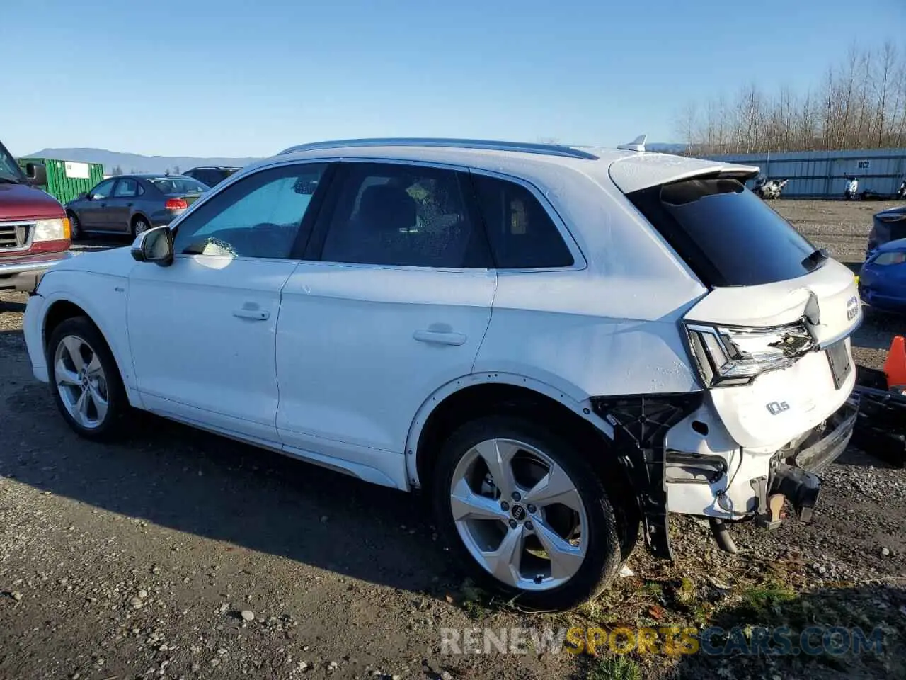 2 fotografías del automóvil dañado WA1EAAFY9N2079325 AUDI Q5 2022