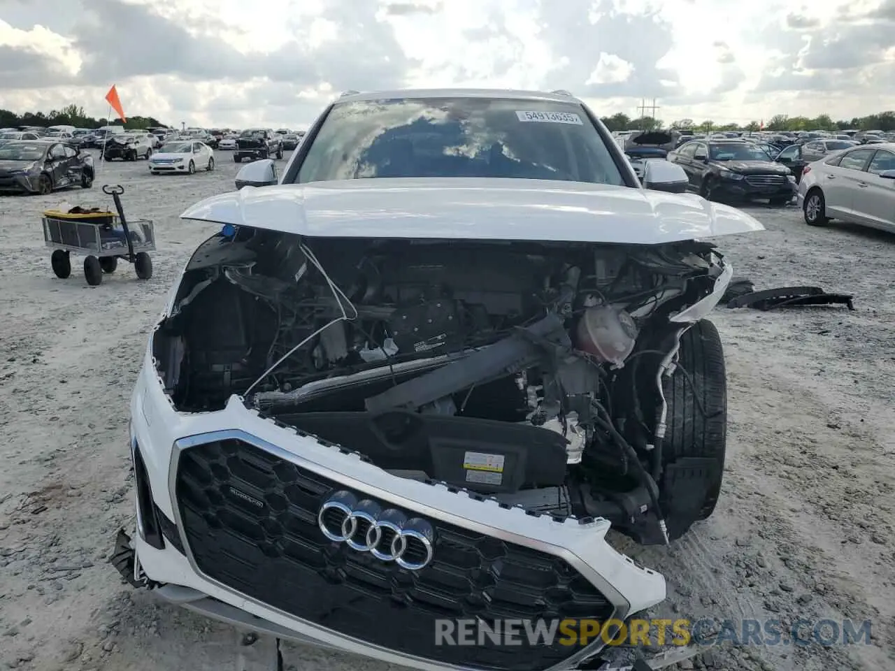 5 fotografías del automóvil dañado WA1FAAFY0N2055323 AUDI Q5 2022