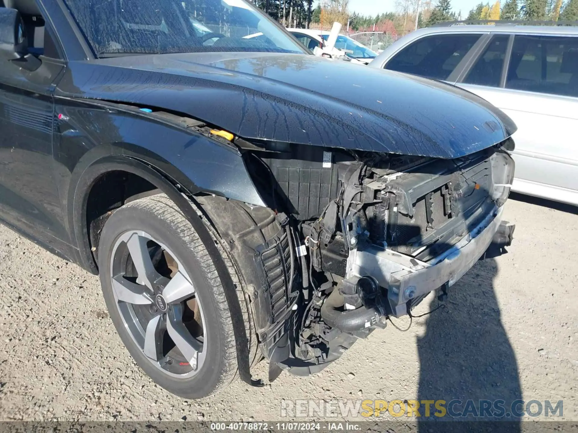 19 fotografías del automóvil dañado WA1FAAFY1N2083292 AUDI Q5 2022