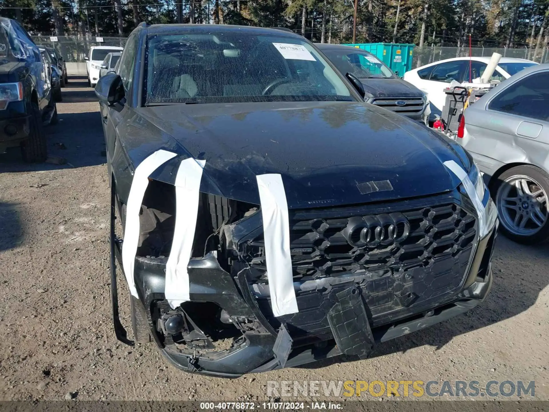21 fotografías del automóvil dañado WA1FAAFY1N2083292 AUDI Q5 2022