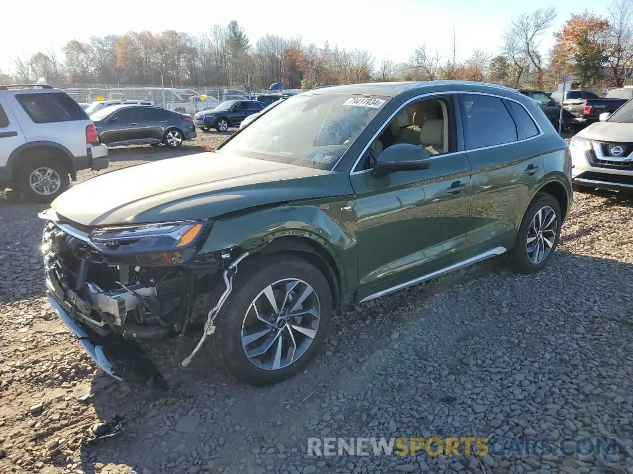 1 fotografías del automóvil dañado WA1FAAFY3N2109049 AUDI Q5 2022