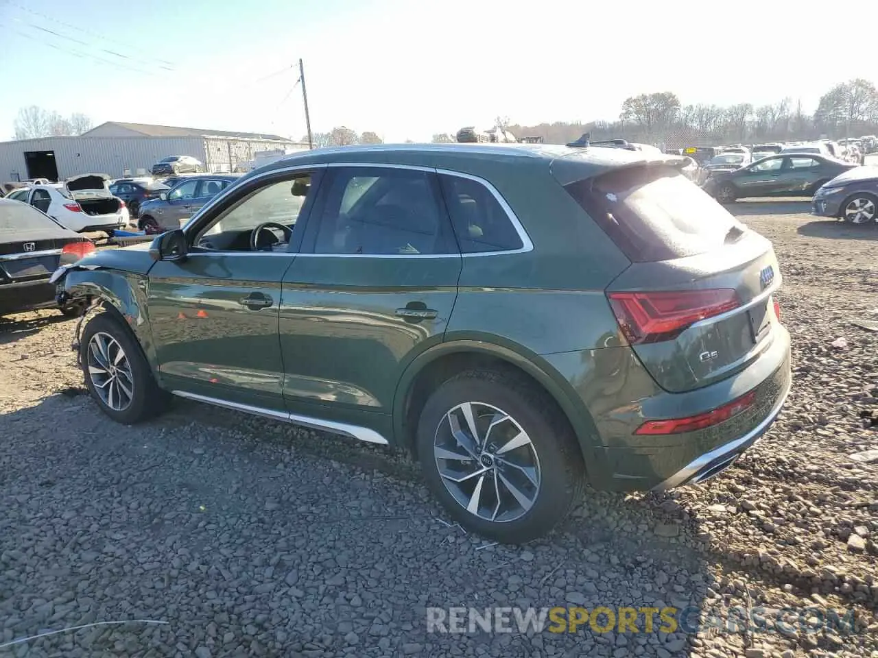 2 fotografías del automóvil dañado WA1FAAFY3N2109049 AUDI Q5 2022