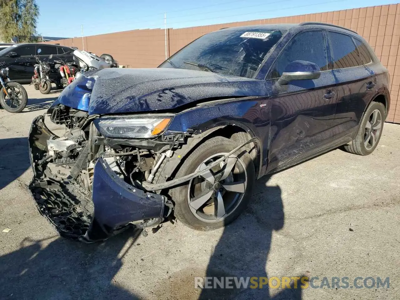 1 fotografías del automóvil dañado WA1FAAFY4N2007744 AUDI Q5 2022