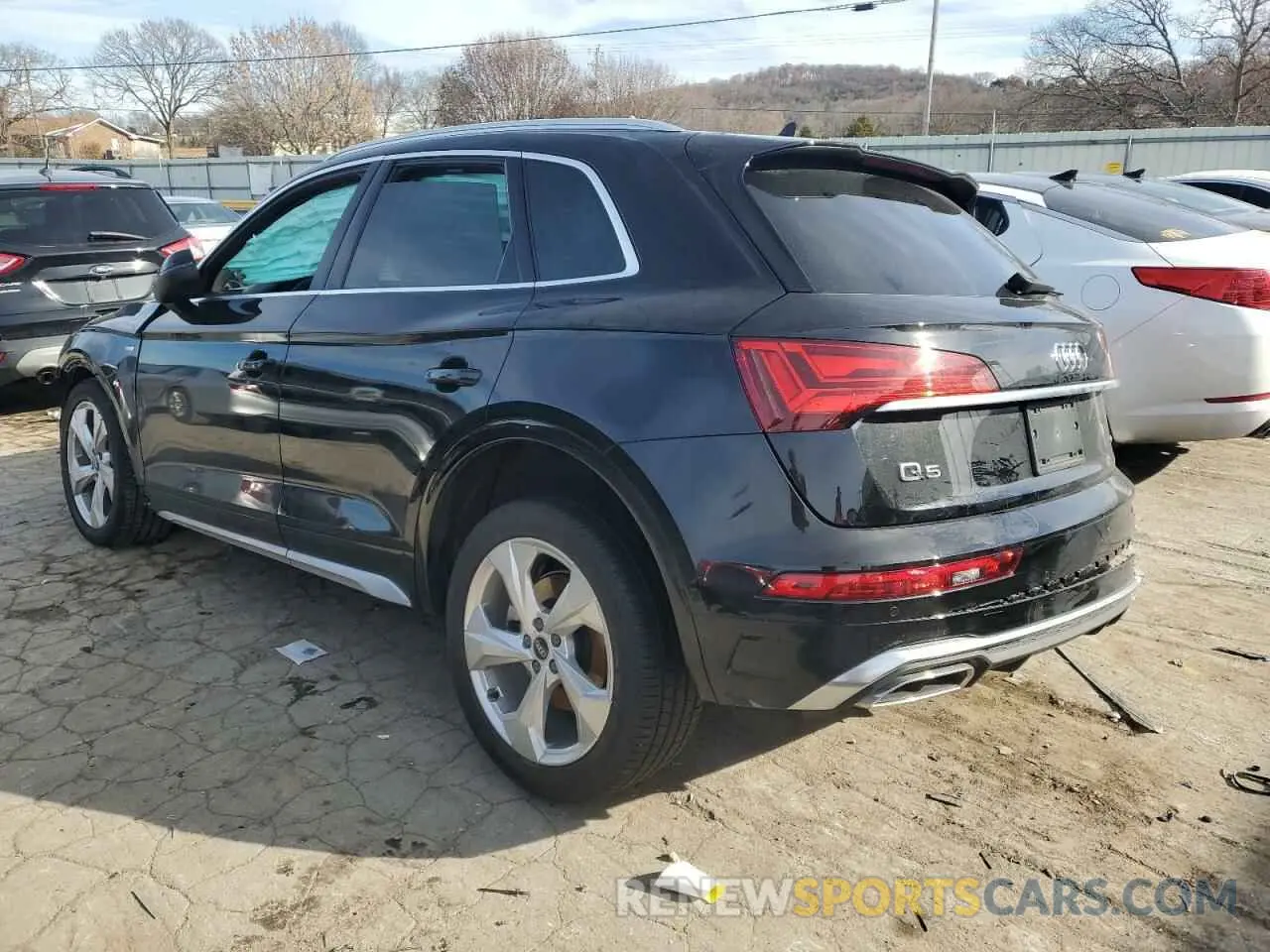 2 fotografías del automóvil dañado WA1FAAFY4N2045779 AUDI Q5 2022