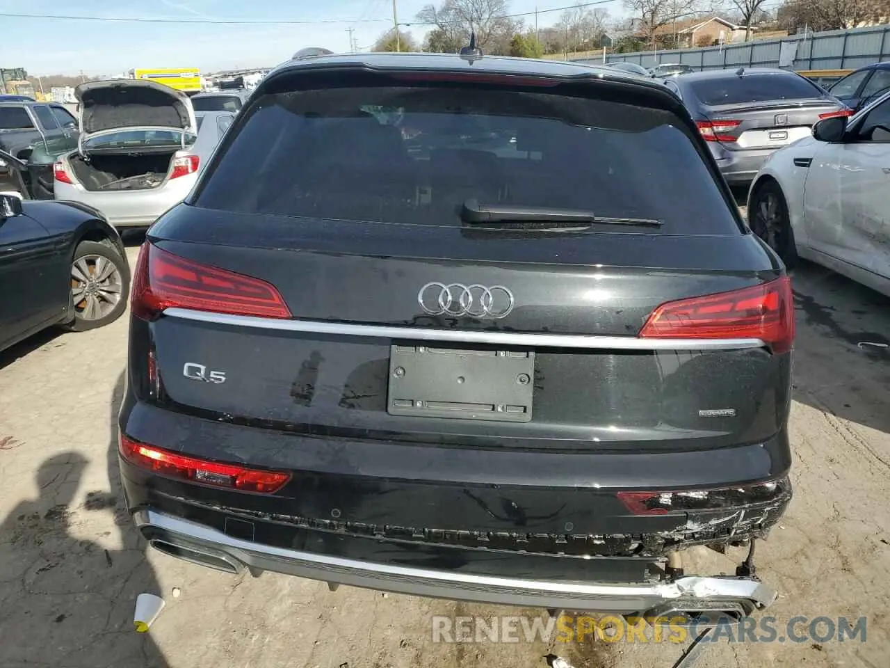 6 fotografías del automóvil dañado WA1FAAFY4N2045779 AUDI Q5 2022