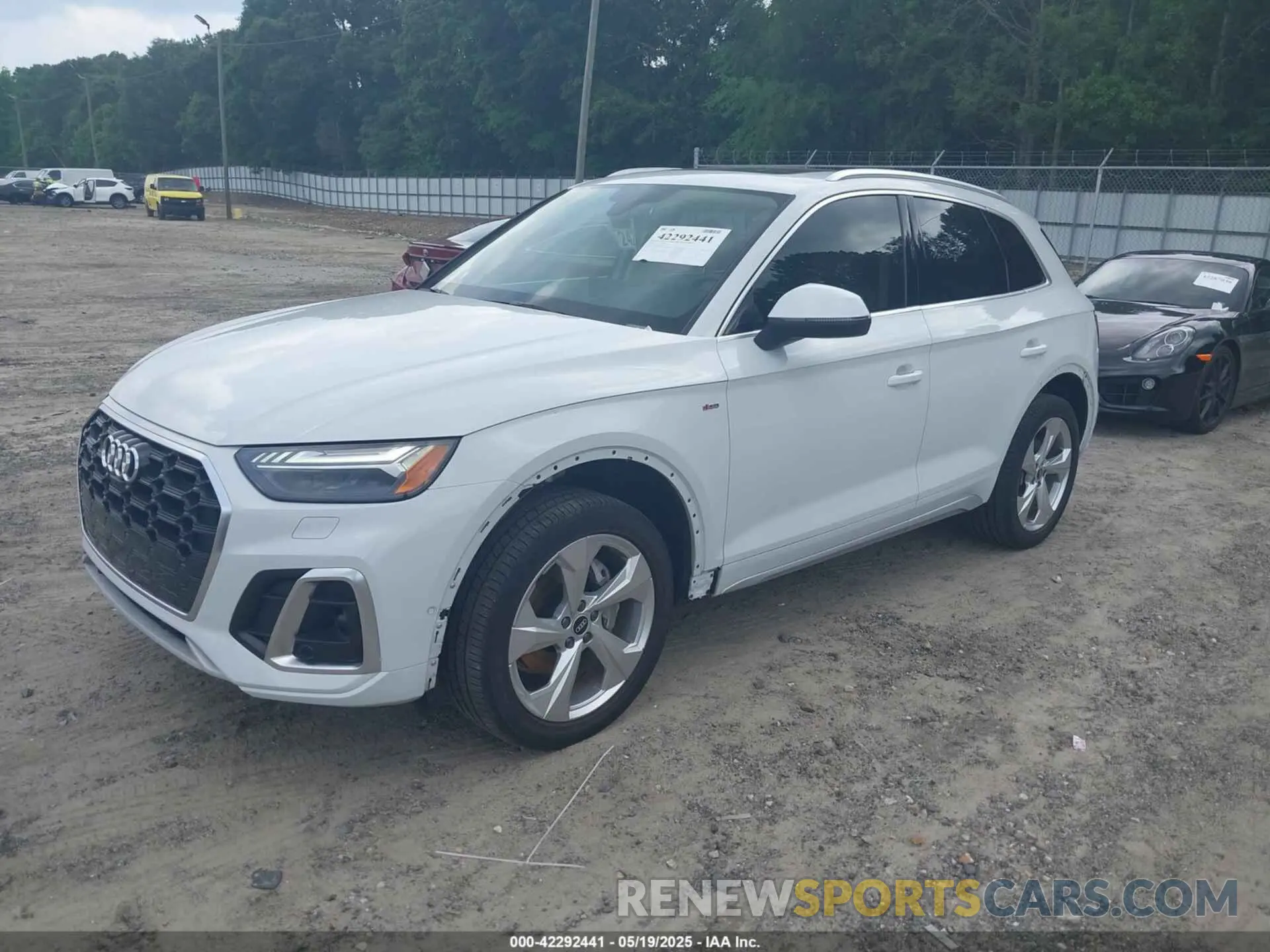 2 fotografías del automóvil dañado WA1FAAFY5N2027503 AUDI Q5 2022