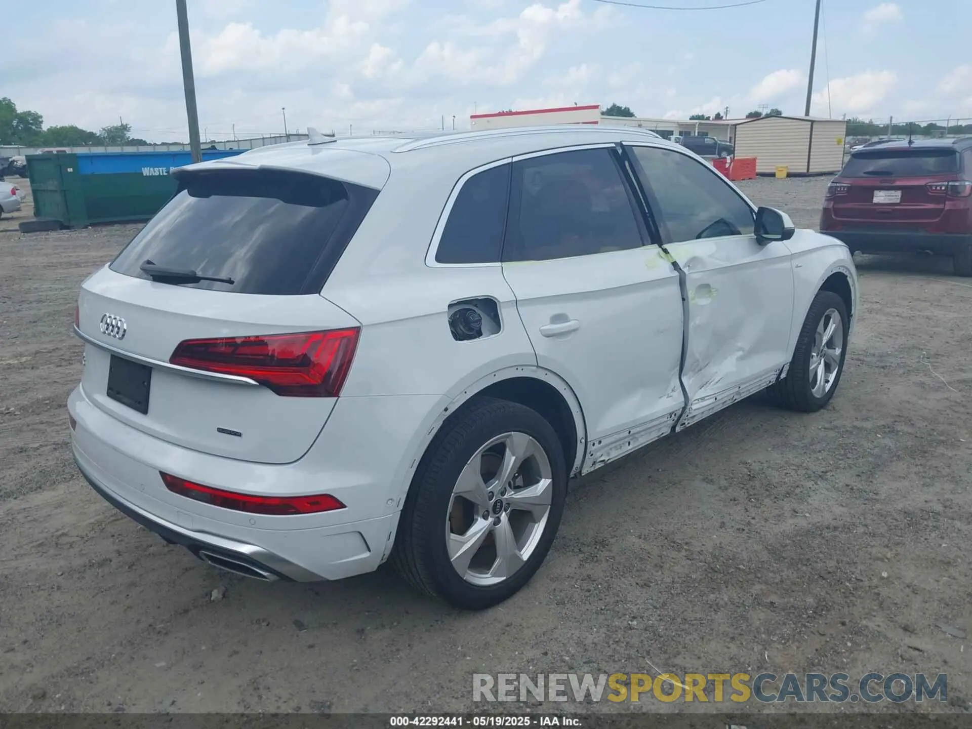 4 fotografías del automóvil dañado WA1FAAFY5N2027503 AUDI Q5 2022