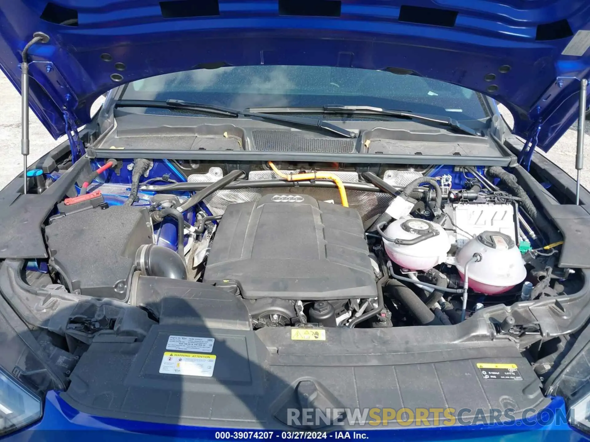 10 fotografías del automóvil dañado WA1G2AFY4N2088147 AUDI Q5 2022