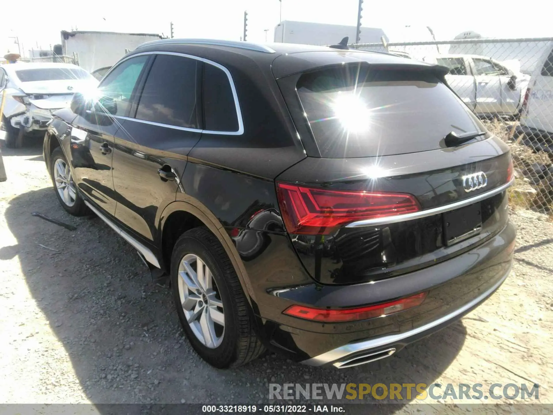 3 fotografías del automóvil dañado WA1GAAFY2N2002580 AUDI Q5 2022