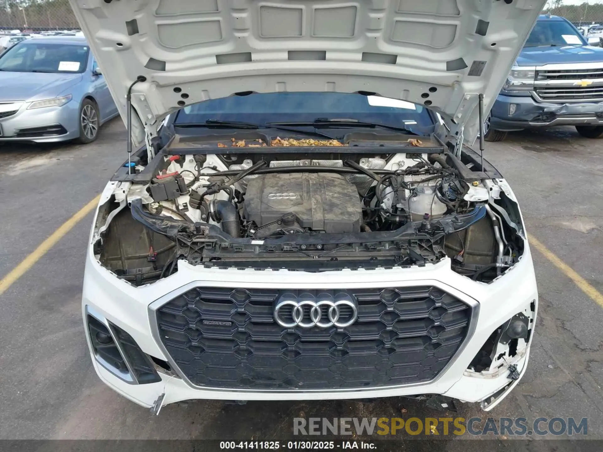 10 fotografías del automóvil dañado WA1GAAFY2N2003728 AUDI Q5 2022