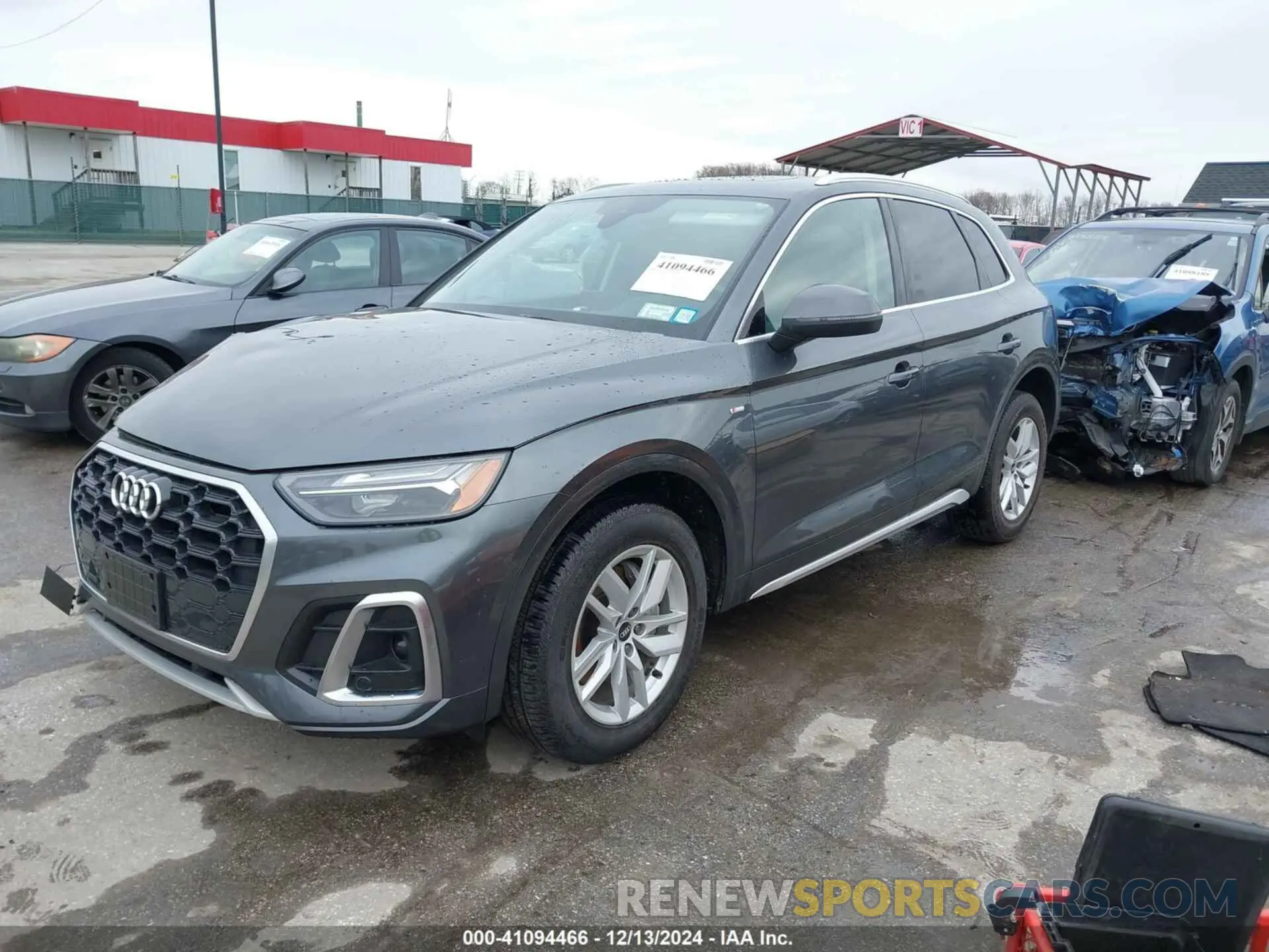 2 fotografías del automóvil dañado WA1GAAFY2N2012686 AUDI Q5 2022