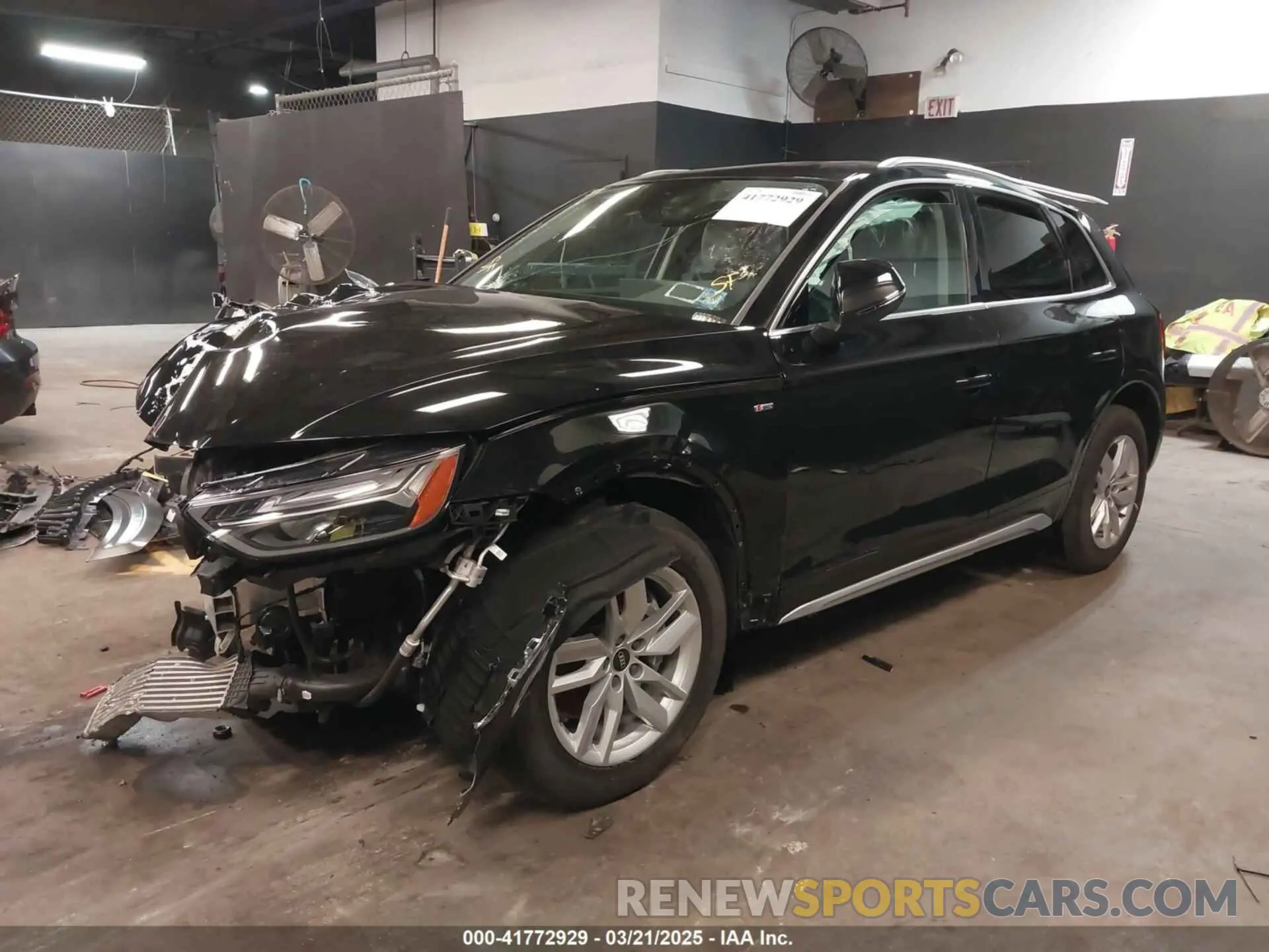 2 fotografías del automóvil dañado WA1GAAFY2N2049219 AUDI Q5 2022