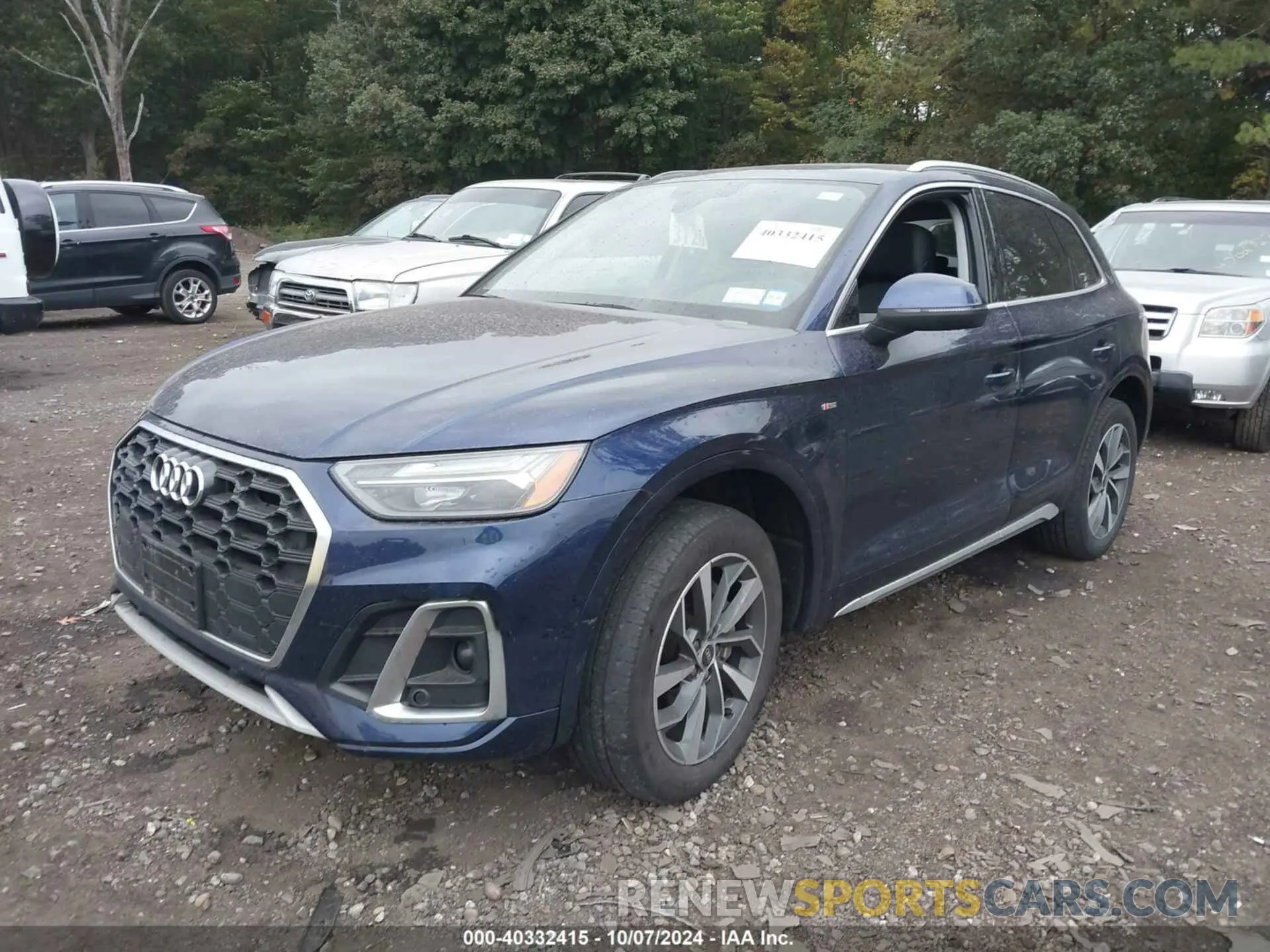 2 fotografías del automóvil dañado WA1GAAFY2N2070135 AUDI Q5 2022