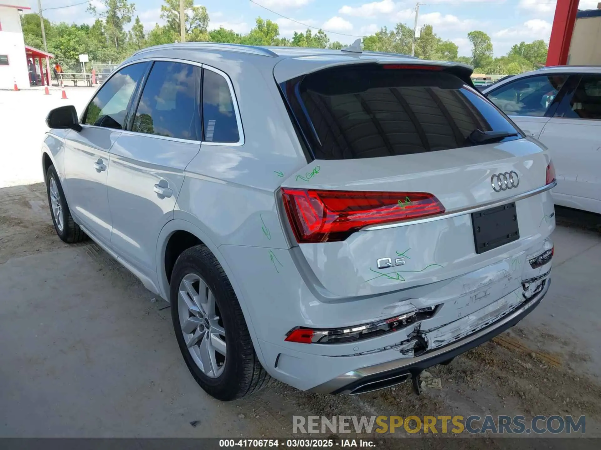 3 fotografías del automóvil dañado WA1GAAFY4N2003472 AUDI Q5 2022