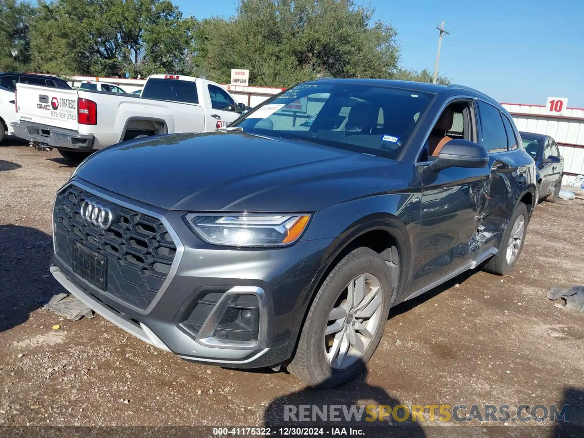 2 fotografías del automóvil dañado WA1GAAFY5N2094705 AUDI Q5 2022