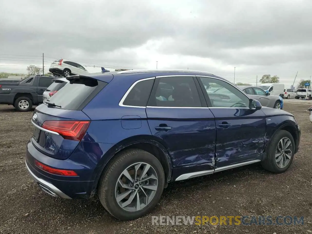 3 fotografías del automóvil dañado WA1GAAFY6N2100897 AUDI Q5 2022