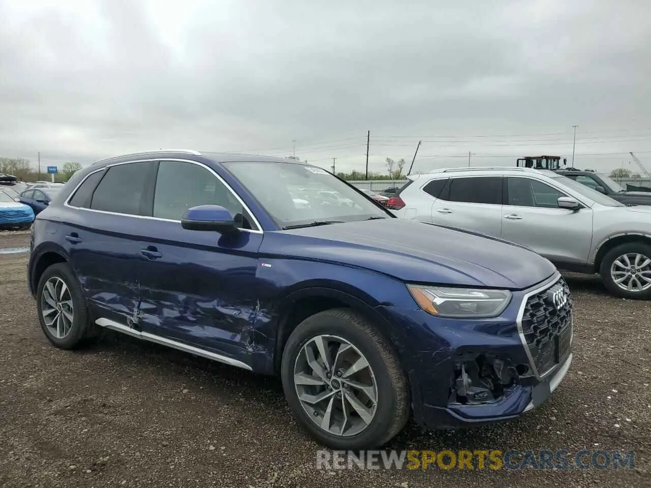 4 fotografías del automóvil dañado WA1GAAFY6N2100897 AUDI Q5 2022