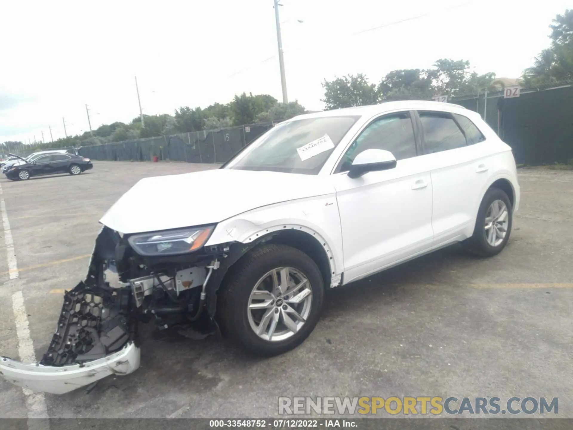 2 fotografías del automóvil dañado WA1GAAFY7N2017186 AUDI Q5 2022