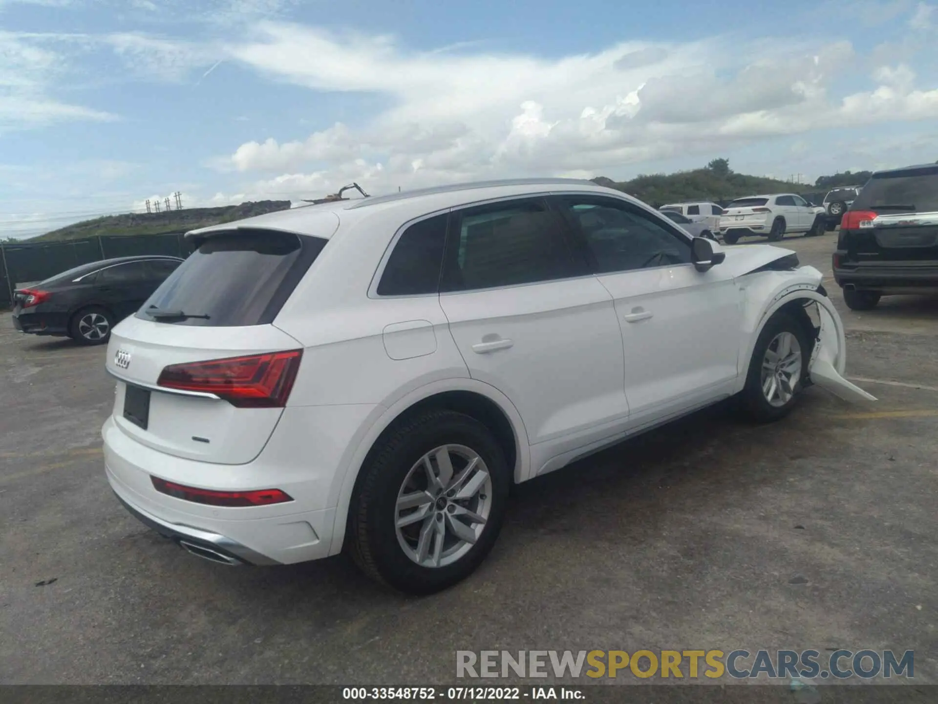 4 fotografías del automóvil dañado WA1GAAFY7N2017186 AUDI Q5 2022