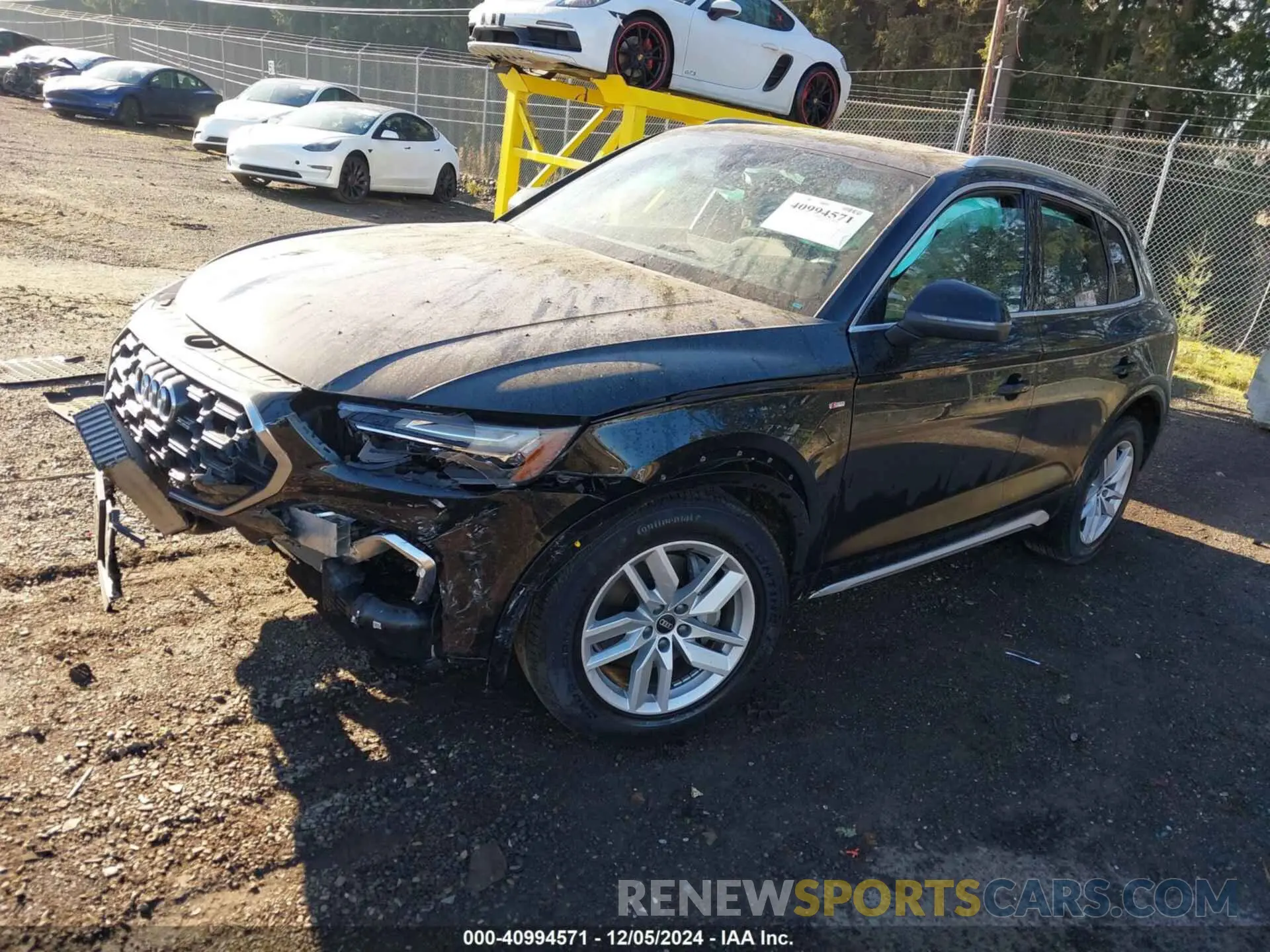 2 fotografías del automóvil dañado WA1GAAFYXN2004688 AUDI Q5 2022