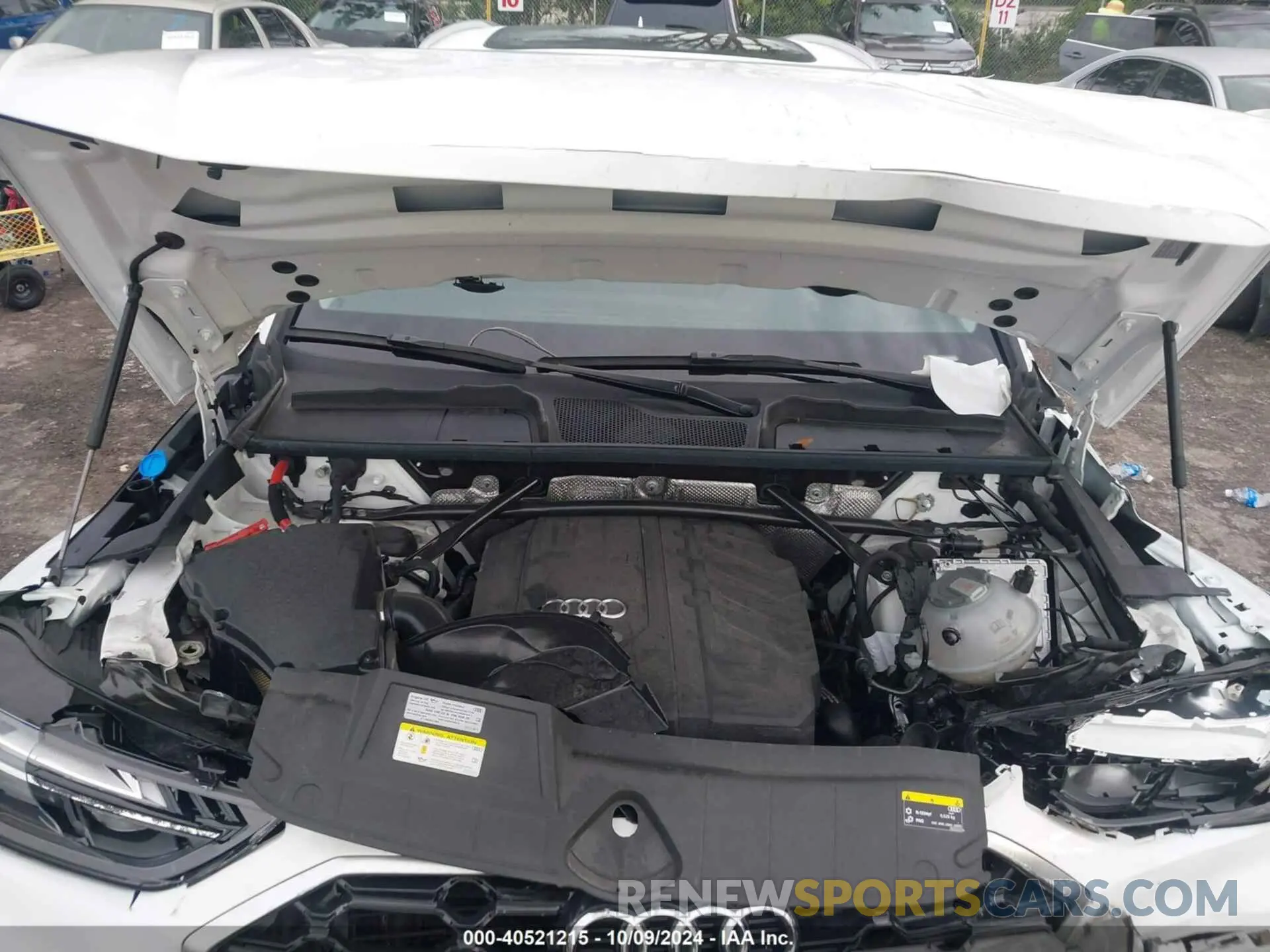 10 fotografías del automóvil dañado WA1GAAFYXN2021412 AUDI Q5 2022
