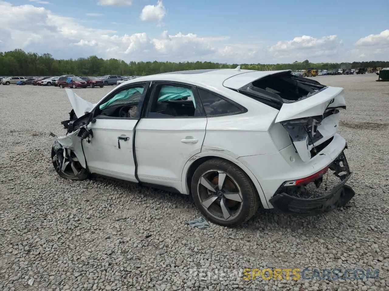 2 fotografías del automóvil dañado WA15AAFYXP2177153 AUDI Q5 2023