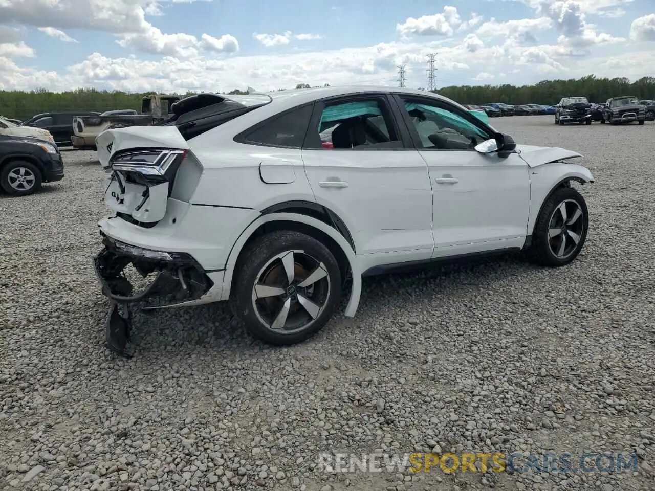3 fotografías del automóvil dañado WA15AAFYXP2177153 AUDI Q5 2023