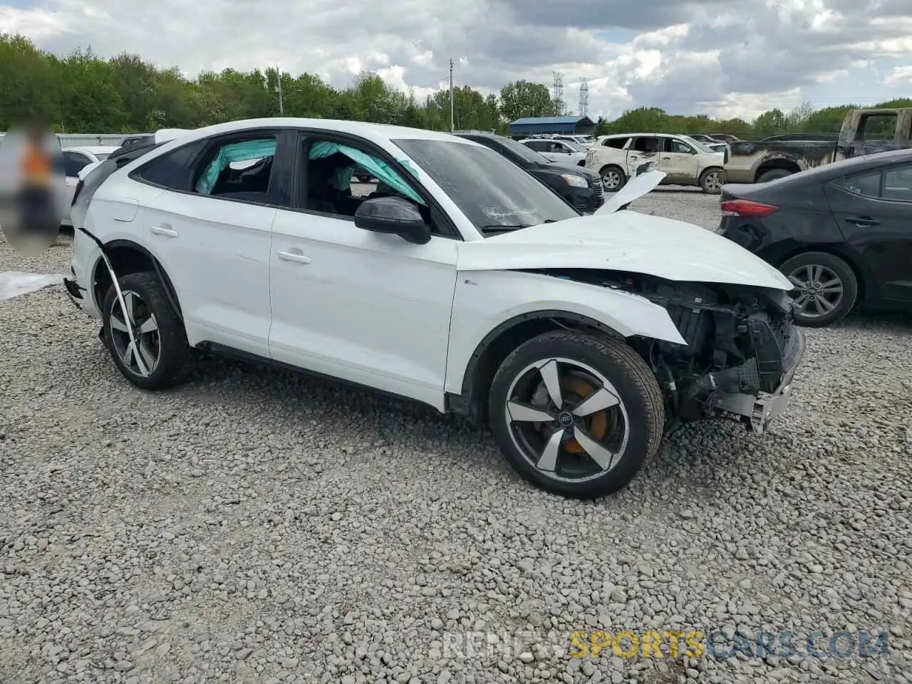 4 fotografías del automóvil dañado WA15AAFYXP2177153 AUDI Q5 2023