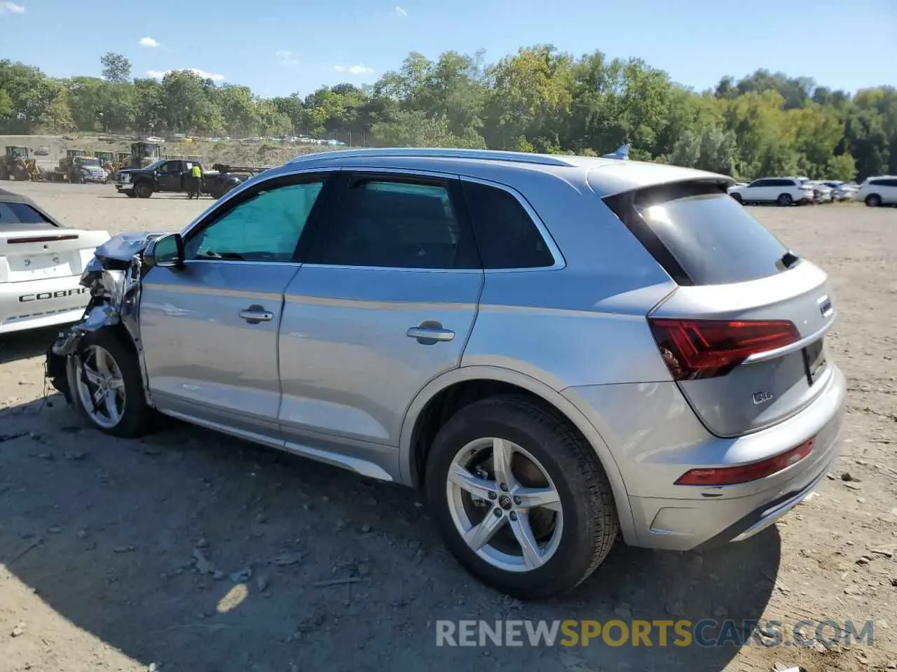 2 fotografías del automóvil dañado WA1ABAFY0P2161992 AUDI Q5 2023