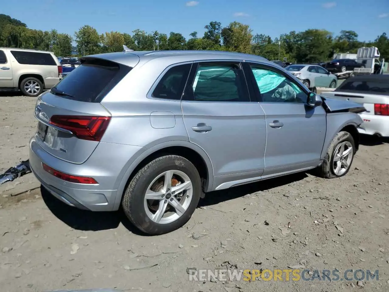 3 fotografías del automóvil dañado WA1ABAFY0P2161992 AUDI Q5 2023