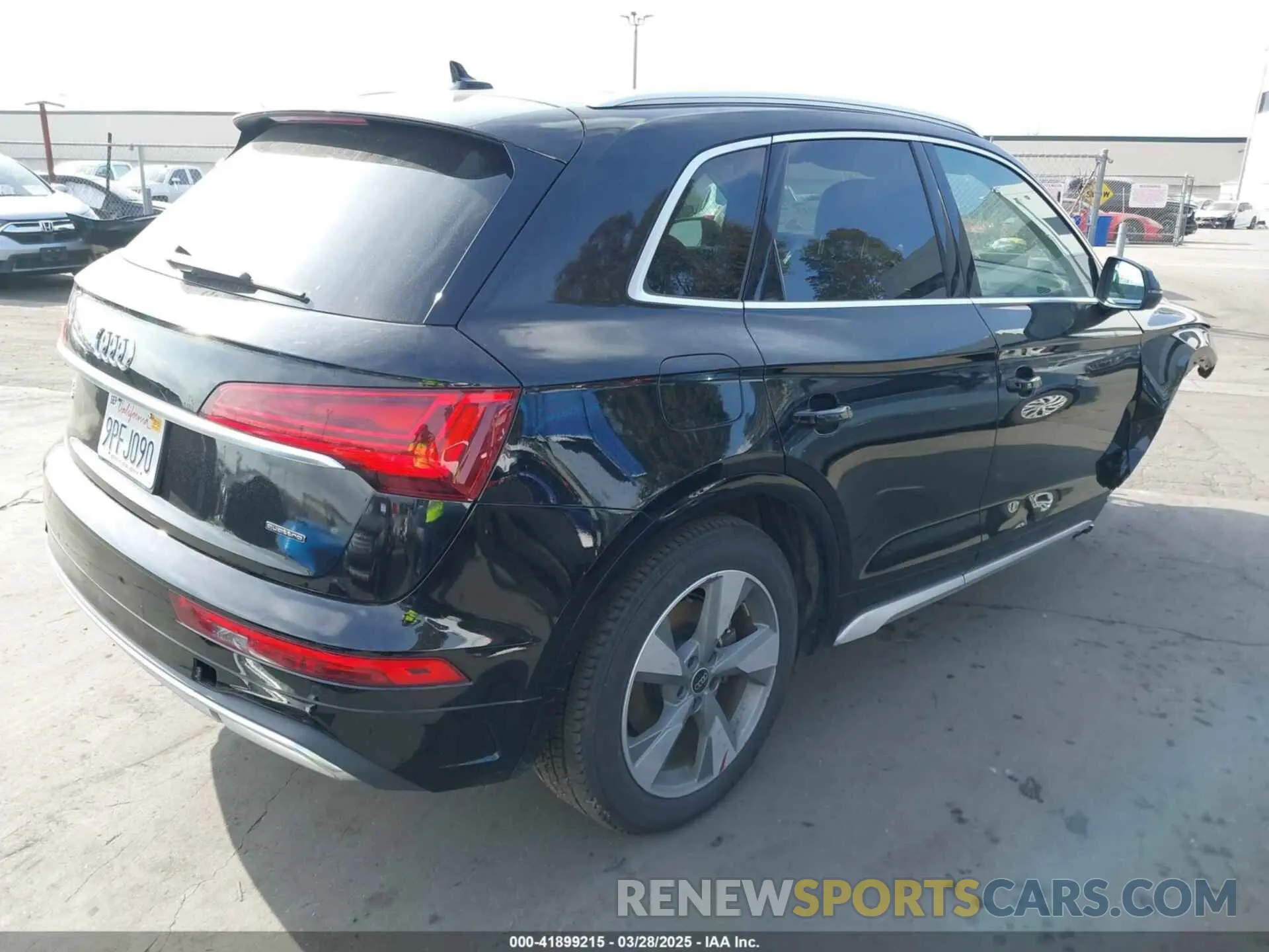 4 fotografías del automóvil dañado WA1ABAFY0P2193566 AUDI Q5 2023