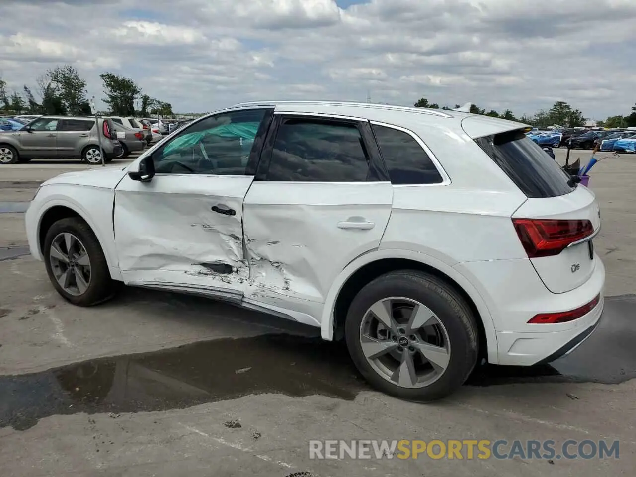 2 fotografías del automóvil dañado WA1ABAFY1P2094805 AUDI Q5 2023
