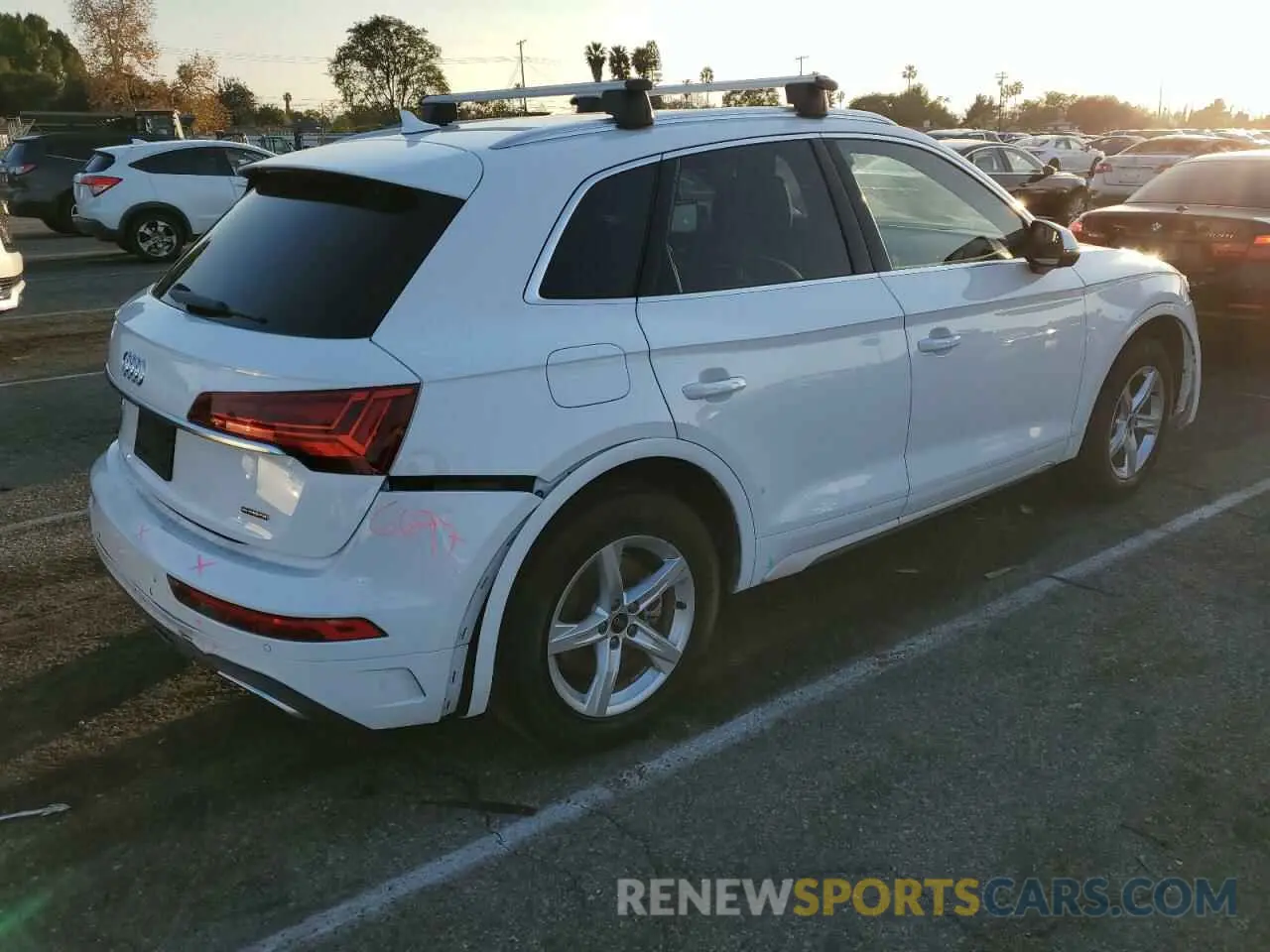 3 fotografías del automóvil dañado WA1ABAFY1P2145767 AUDI Q5 2023